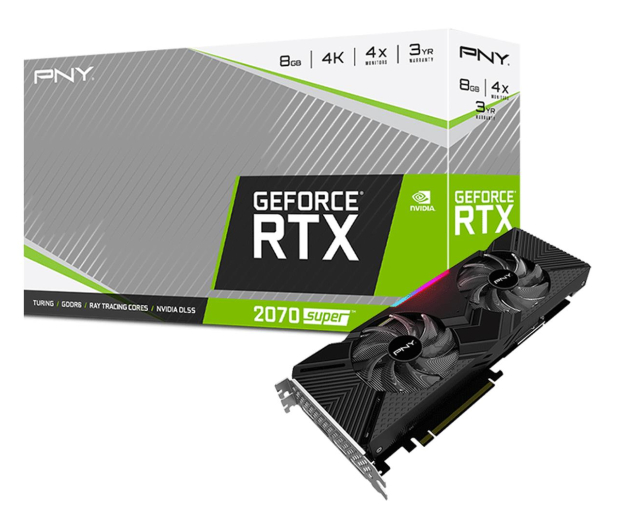PNY GeForce RTX 2070 SUPER Dual Fan 8GB GDDR6 - 524186 - zdjęcie